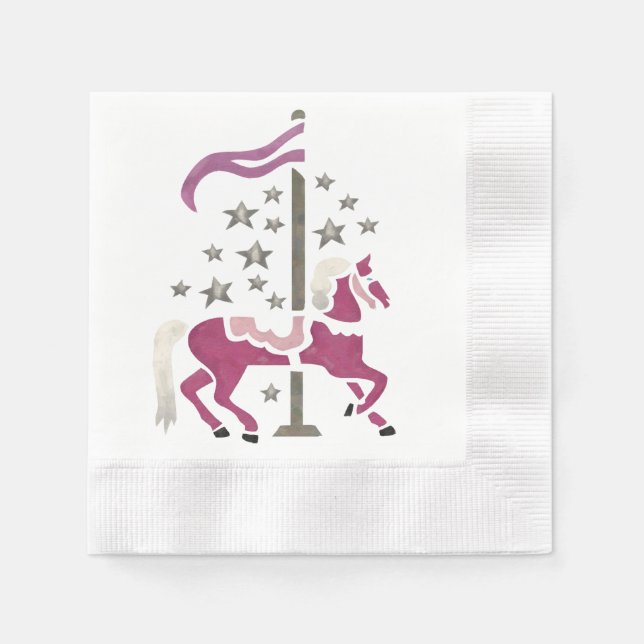 Carousel Dreams Napkins (Front)