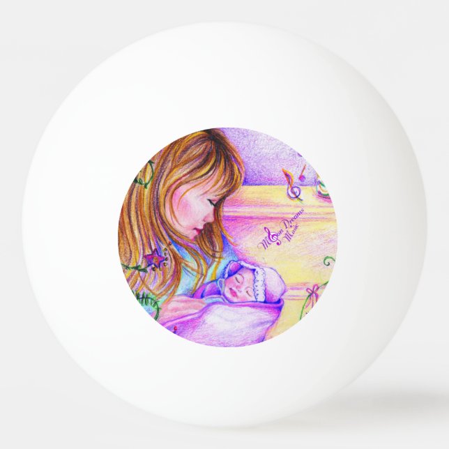 Carousel Dreams Ping Pong Ball (Front)