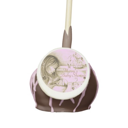 Carousel Dreams Pink Vintage Cake Pop