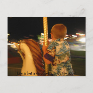 Carousel Dreams Postcard