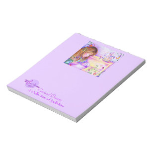 Carousel Dreams Pretty Purple Notepad