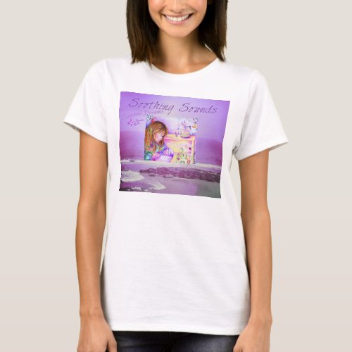 Carousel Dreams Purple Ocean  Sky Bella Flowy T_Shirt