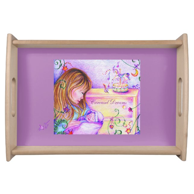 Carousel Dreams Serving Tray (Front)