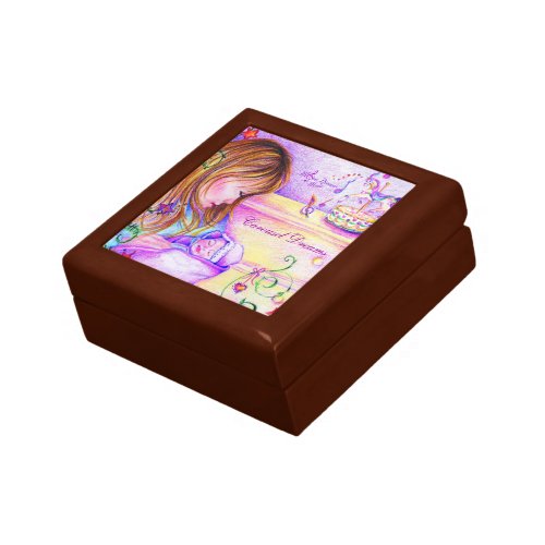 Carousel Dreams Small Square Tile Gift Box