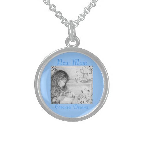 Carousel Dreams Sterling Silver Round Necklace