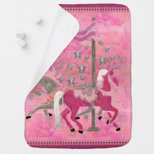 Carousel Dreams Swaddle Blanket