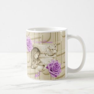 Carousel Dreams Vintage Roses and Music Mug