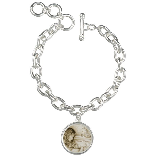 Carousel Dreams Vintage Silver Charm Bracelet (Product)