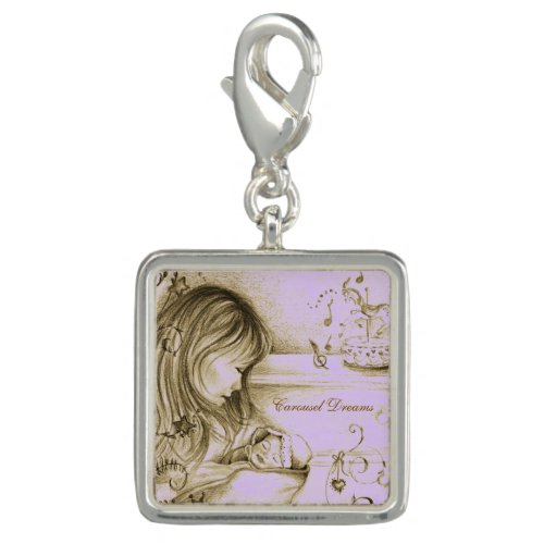 Carousel Dreams VintagePurple Charm Bracelet