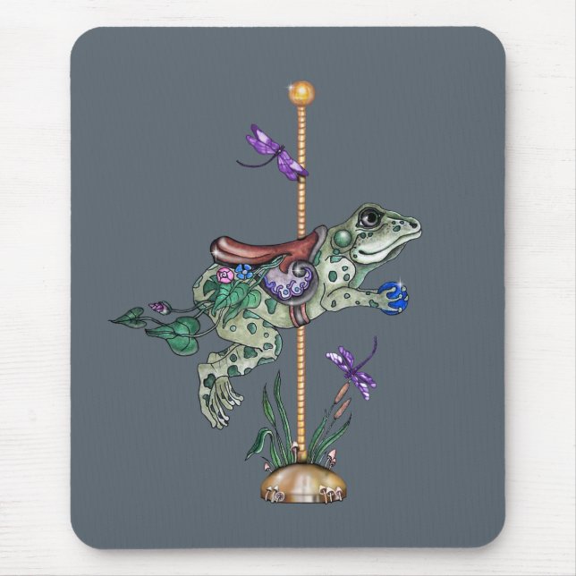 Carousel Frog Mouse Pad (Front)