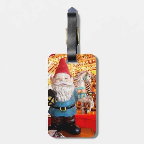 Carousel Gnome Luggage Tag