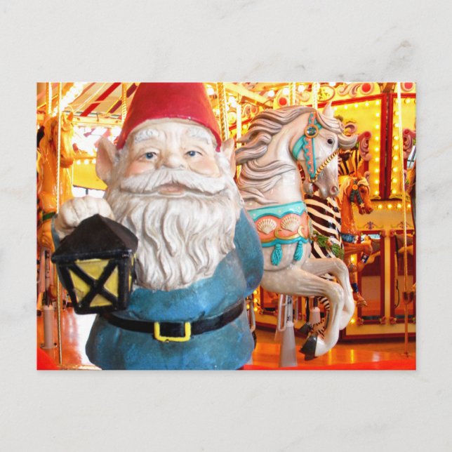 Carousel Gnome Postcard (Front)