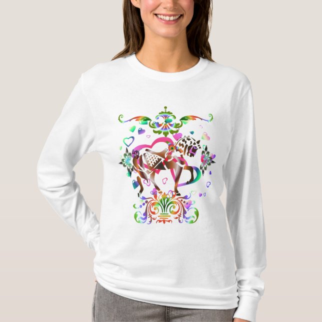 Carousel Hoodie T-Shirt (Front)