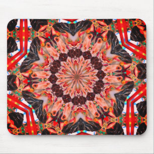 Carousel Horse Abstract Art Mouse Pad