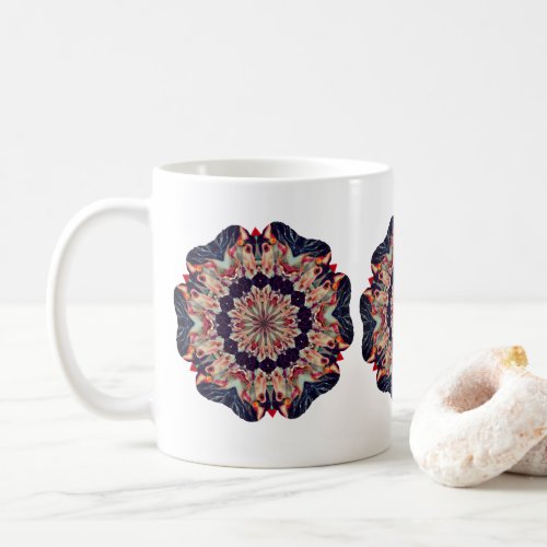 Carousel Horse Abstract Kaleidoscope Art Coffee Mug