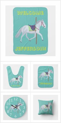 Carousel Horse Baby Nursery Collection