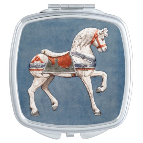 Carousel Horse by Henry Murphy  Compact Mirror