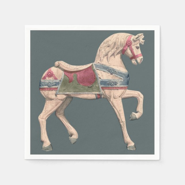 Carousel Horse by Henry Murphy   Napkins (Front)