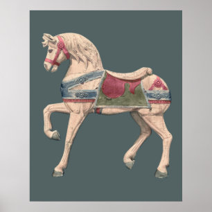 Carousel Horse by Henry Murphy Poster