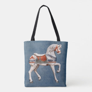 Carousel Horse by Henry Murphy Tote Bag