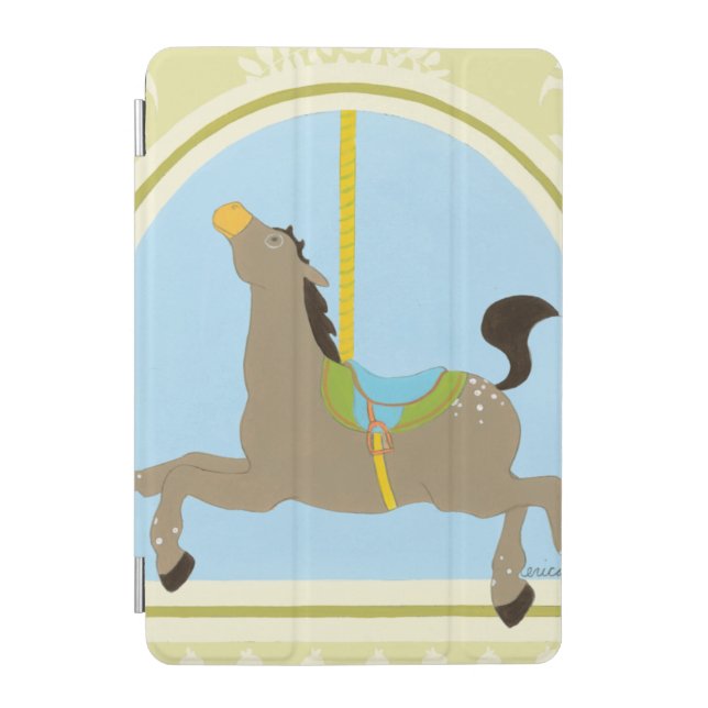 Carousel Horse by June Erica Vess iPad Mini Cover (Front)
