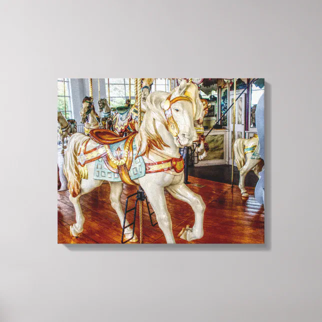 carousel Horse --- Canvas Art Large Print | Zazzle