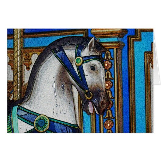 Carousel Horse Charger Cards (Front Horizontal)
