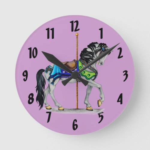 Carousel Horse Clock