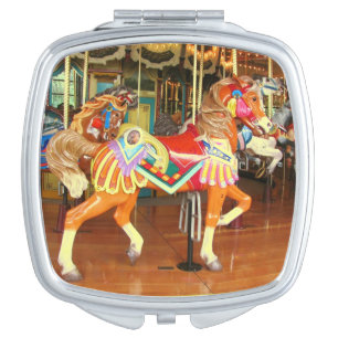 Carousel Horse Compact Mirror