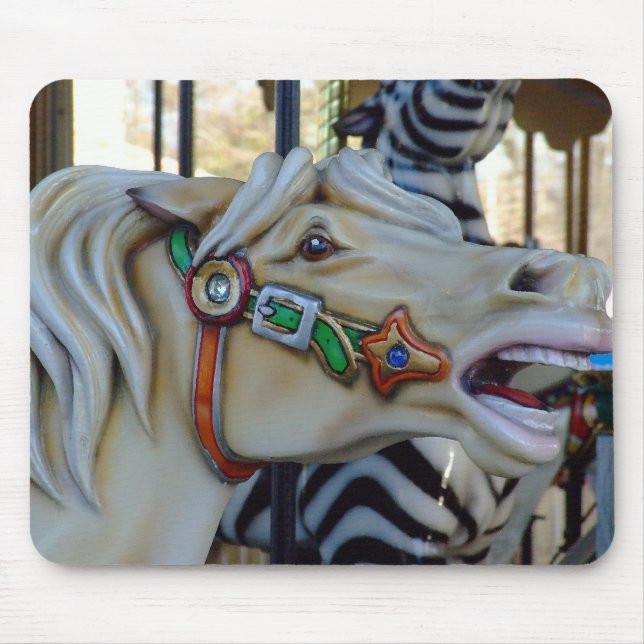 Carousel Horse Custom Mouse Pad (Front)