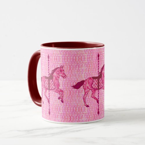 Carousel Horse _ Fuchsia Pink Mug