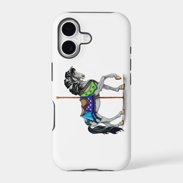 Carousel Horse Iphone Case (Back)