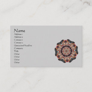 Carousel Horse Kaleidoscope Business Card
