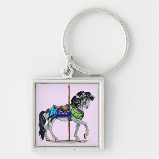 Carousel Horse Keychain (Front)