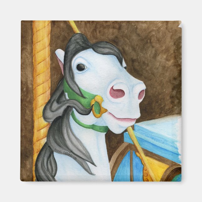 Carousel Horse Magnet (Front)