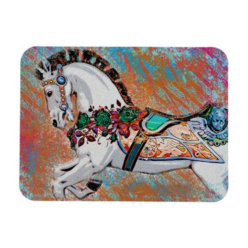 Carousel Horse Magnet _ Colorful Merry Go Round