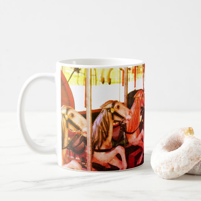 Carousel Horse Memories  Coffee Mug (With Donut)