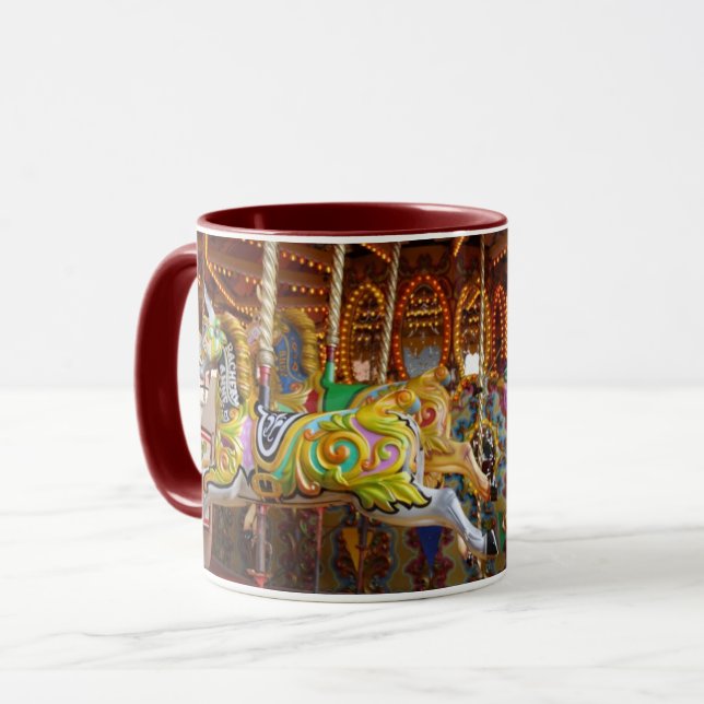 Carousel Horse Mug (Front Left)