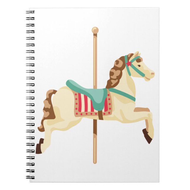Carousel Horse Notebook (Front)