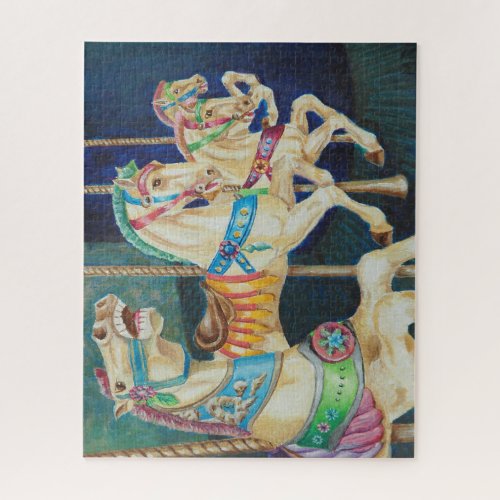 Carousel Horse Painting Puzzle Medium