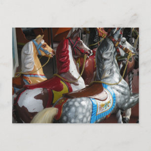 Carousel Horse Postcard