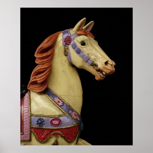 Carousel Horse Poster