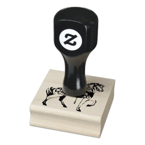 Carousel Horse Rubber Stamp