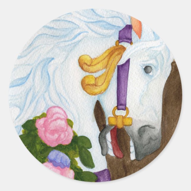 Carousel Horse Sticker (Front)