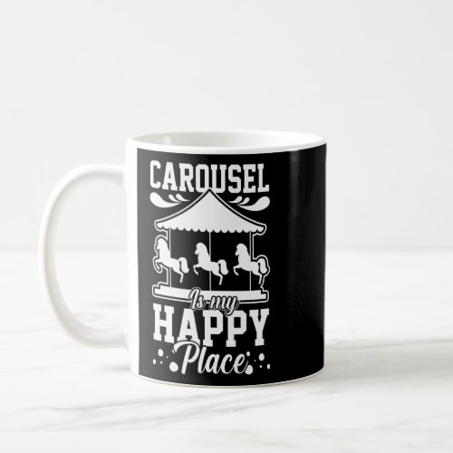 Carousel Horse Tornado Carnival Ride Amusement Par Coffee Mug