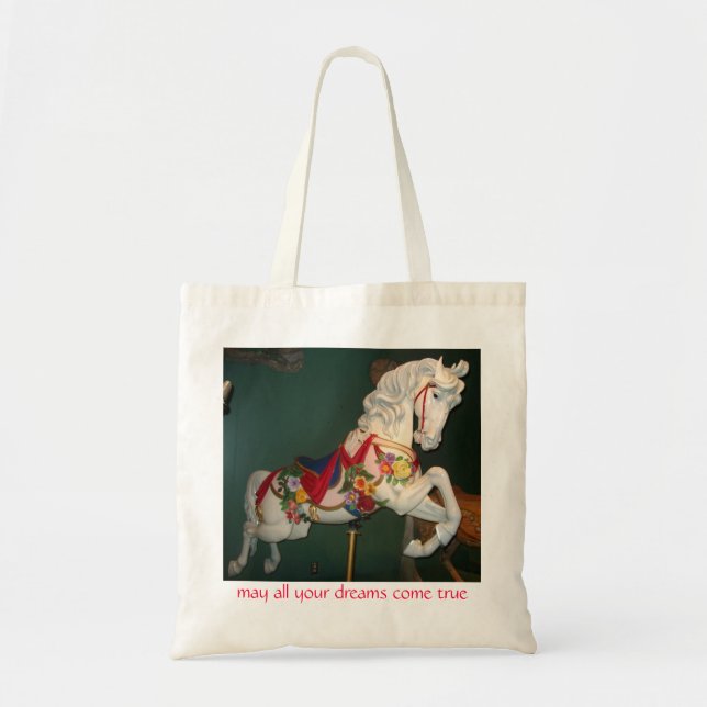 Carousel Horse Tote Bag (Front)