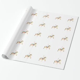 Carousel Horse Wrapping Paper