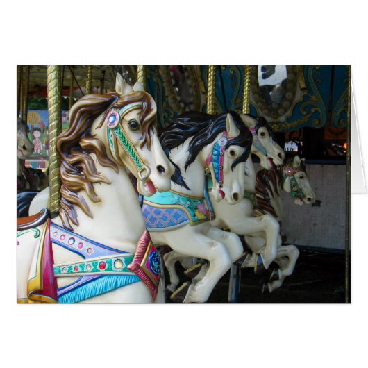 Carousel Horses Cards (Front Horizontal)
