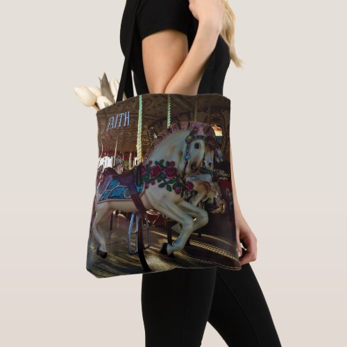 Carousel Horses  Carnival Ride  Merry_Go_Round Tote Bag