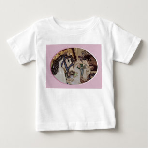 Carousel horses design children's shirt